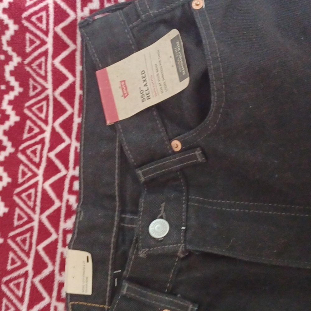 NWT Levis Men's Black Jeans - Picture 2 of 5